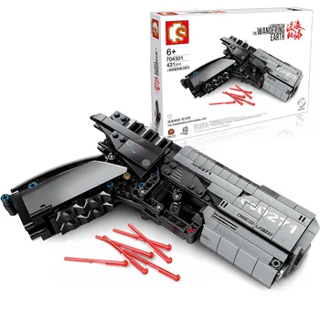 

431PCS Signal Gun Building Blocks MOC Handgun Pistol Can Fire Bullet Technic Bricks Educational Toys For Child Christmas Gift