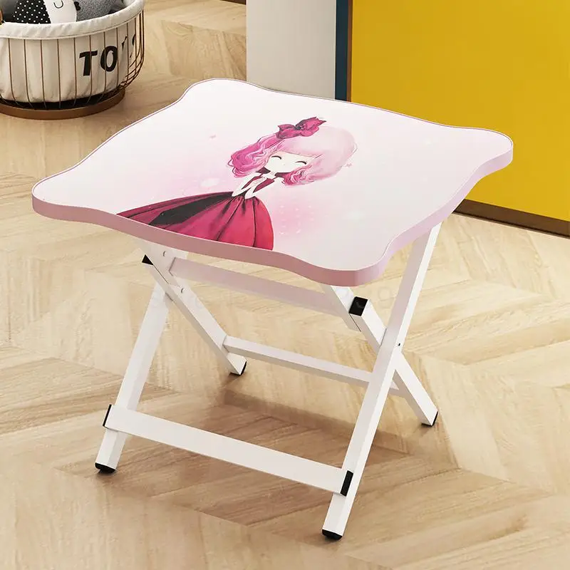

Folding dining table home small apartment square portable small square table folding small table simple children eating table