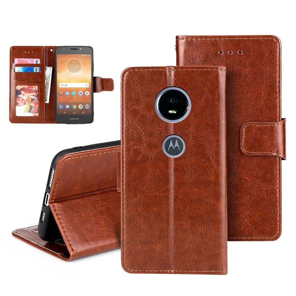 

Luxury PU Leather Wallet Flip Leather Case for Motorola Moto One Zoom Pro G8 Play Macro E6 Plus Magnetic Cover with Card Slot