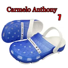 Carmelo Anthony/Модная Мужская обувь из мягкого ПВХ; повседневные домашние тапочки; Buty Meskie Pantoffels Klapki Hausschuhe