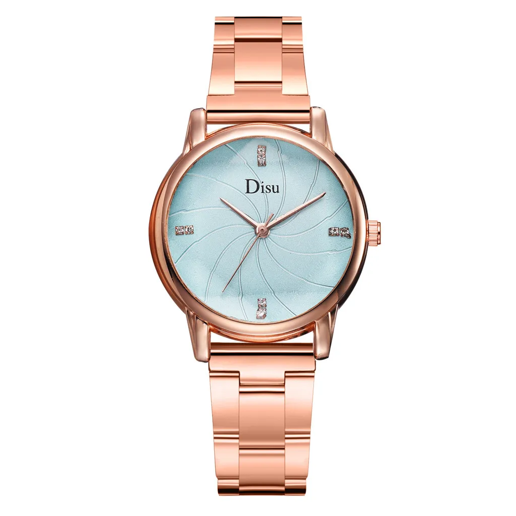 Fashion Women Watches Spiral Shading Dial Ladies Quartz Wristwatch RoseGold Alloy Strap Girl Clock Gift часы женские 2020 /d |