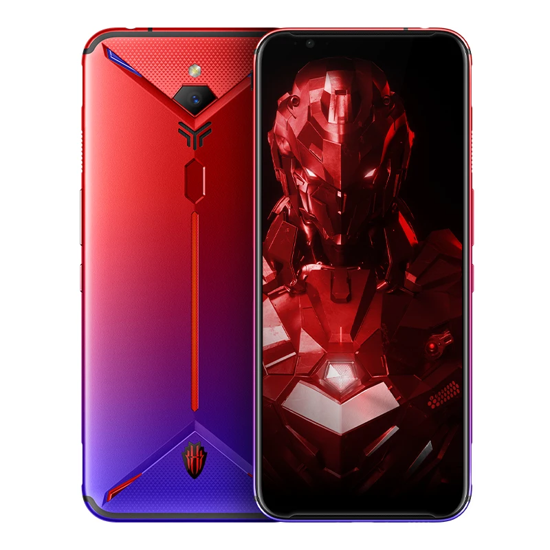 Мобильный телефон zte Nubia Red Magic 3s с двумя sim-картами, 8 ГБ, 128 ГБ/256 ГБ, Snapdragon855+ 6,65 дюймов, 1080x2340 P, игровой телефон, Android 9,0 - Цвет: 12GB 256GB Red Blue