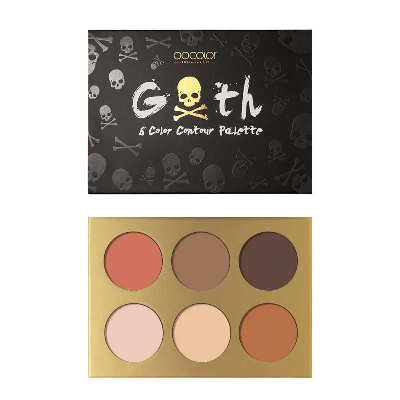 

6-color Eyeshadow Palette Nude Earth Color Pigments Makeup Matte Eye Shadow