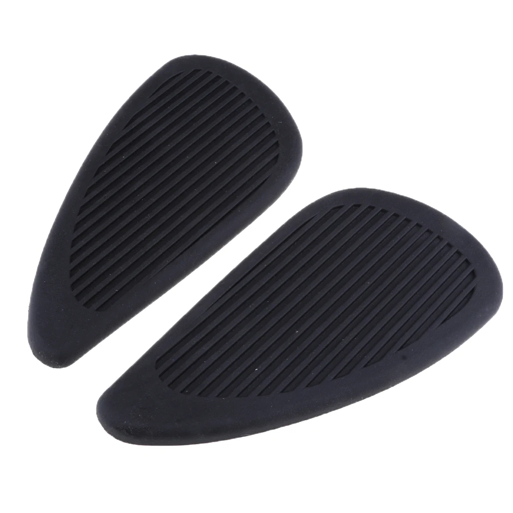 Pair Motorcycle Tank Traction Pad Side Fuel Gas Grips Decals for Yamaha