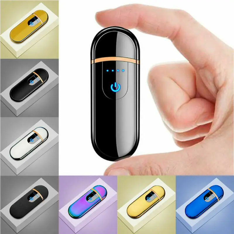 

2019 New Electric USB Rechargeable Lighter Arc Flameless Cigarette Windproof Lighter