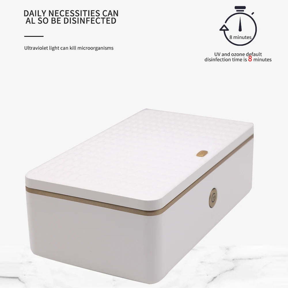 LED USB Mini Portable UV Sterilizer for Nail Tools Makeup Brush Toothbrush Disinfection Cabinet Nai