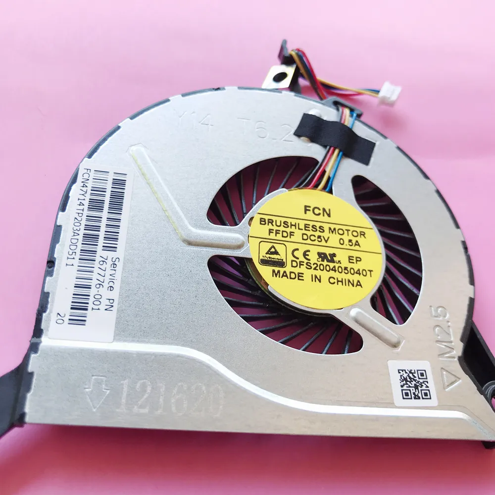 HP Pavilion 14-V 14-V028TX 15-V 15-P 15-K 17-F TPN-Q139 TPN-Q140 TPN-Q143 냉각 팬용 새 원본 CPU 냉각 팬 쿨러