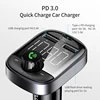 FLOVEME PD3.0 Car USB Charger for Xiaomi USB Car Phone Charger Fast Charge With FM Transmitter Bluetooth Car Kit LED MP3 Player ► Photo 2/6