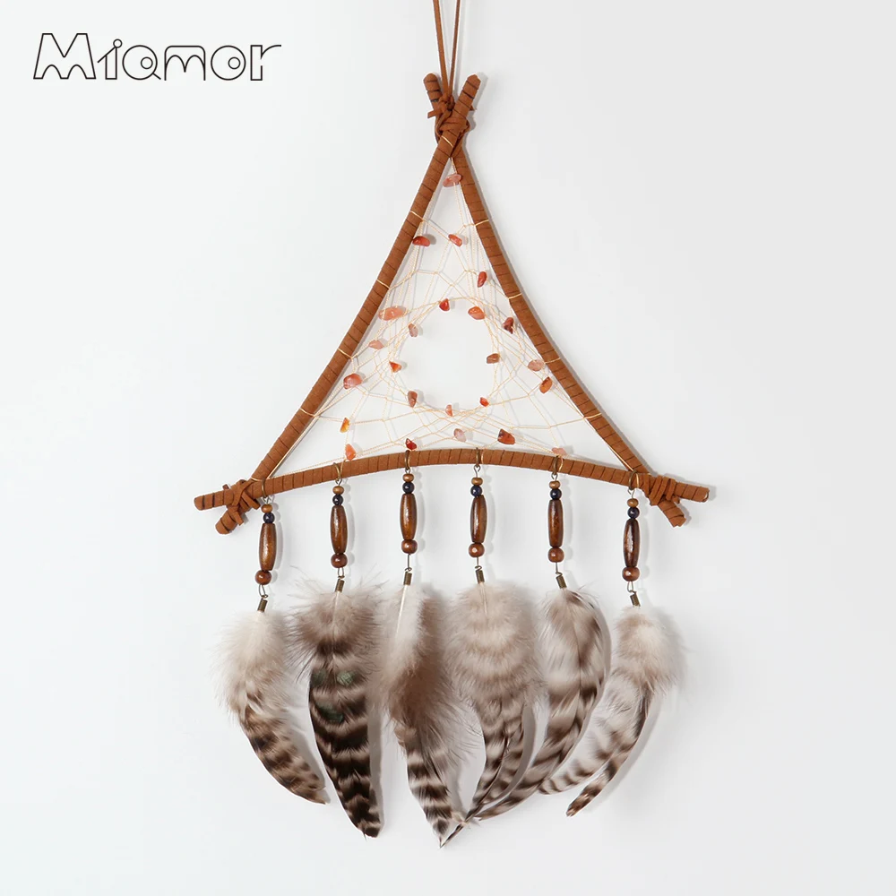 MIAMOR Triangulo Ловец снов и колокольчики для детской школы и детской комнаты, украшения для свадебной и домашней стены, аксессуары AMOR80