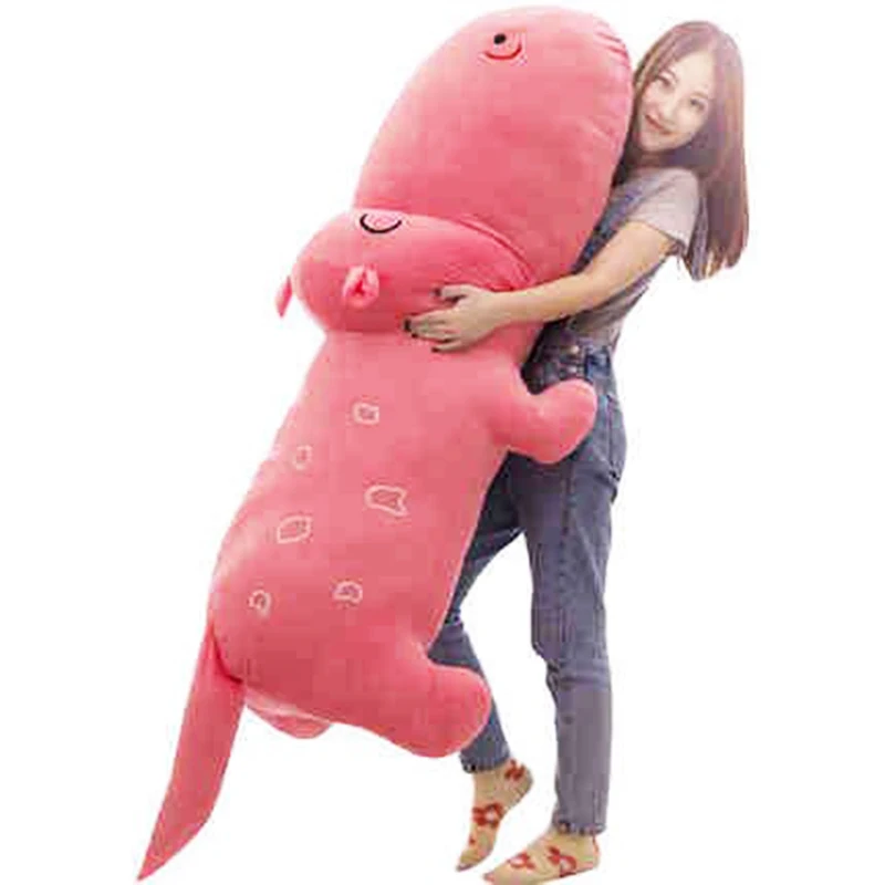

50cm/160cm Large Size Lovely Hippos Plush Toy Kawaii Hippo Baby Doll Plush Pillow Stuffed Animal Doll Wedding gift