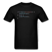 Мужская футболка с круглым вырезом Project Program Code CLanguage лето