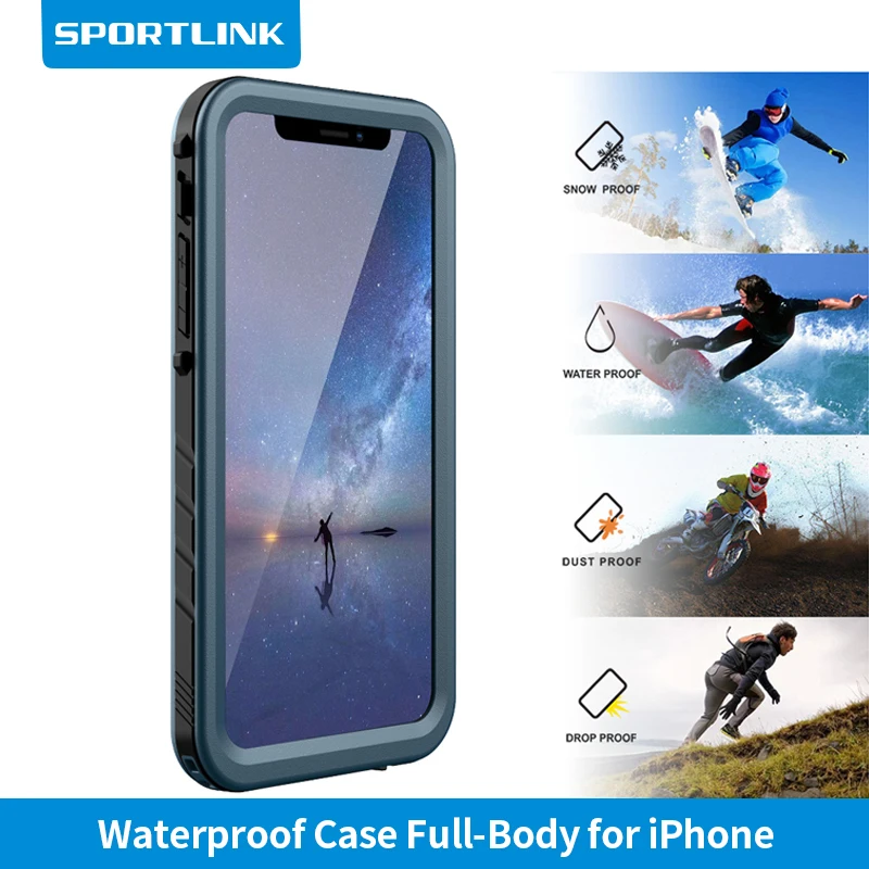 Waterproof Shockproof Case for iPhone SE 7 8 XR XS