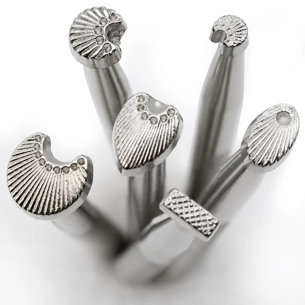 Special Printing Handmade Leather Diy Knocking Tools Leather Carving Printing Alloy Carving Tools
