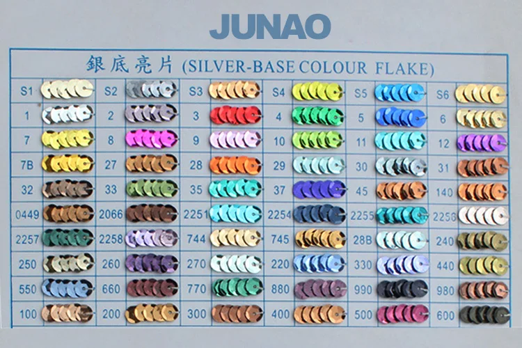 JUNAO 6 мм блестки круглые плоские блестки Швейные Блестки для рукоделия украшения одежды 500 г