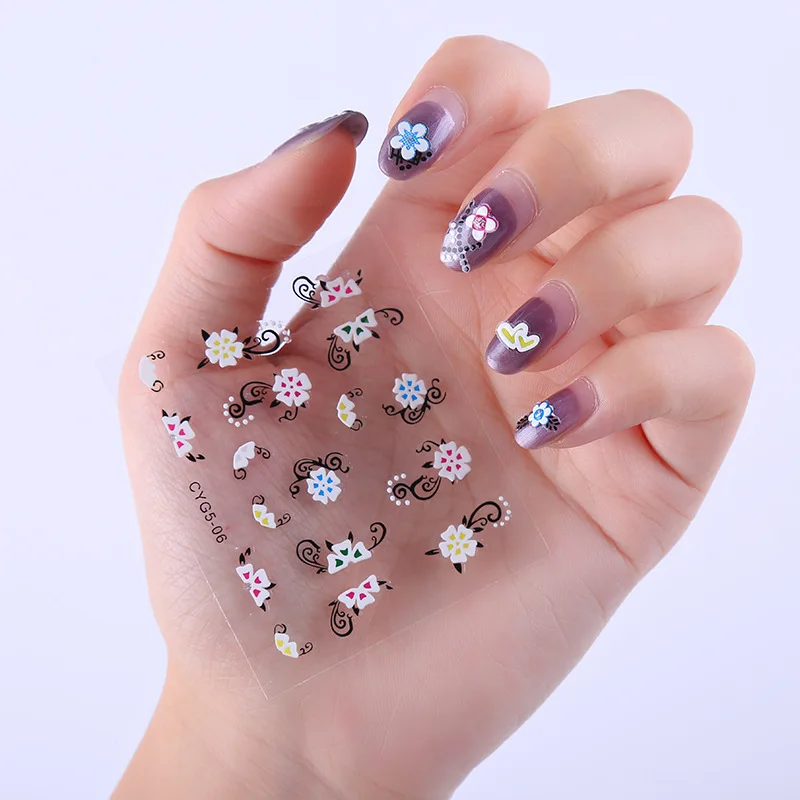 30 листов/набор персональных стикеров для ногтей Водонепроницаемые Детские