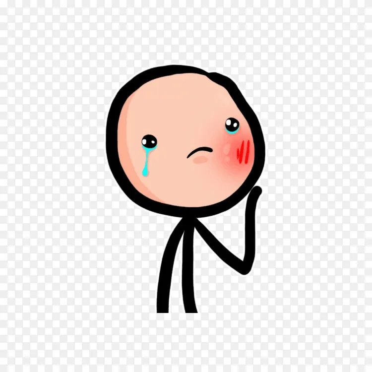 哭青蛙眼泪的贴纸-完成了