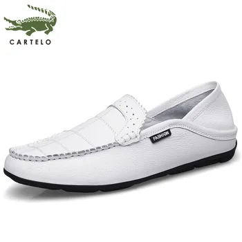 

CARTELO men's shoes shoes trend Korean version of the wild lazy shoes casual men's peas shoes