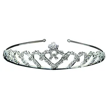 Принцесса Кристальные тиары и повязка в виде короны Девушки Любовь Свадебный Выпускной Корона Свадебная вечеринка свадебный головной убор