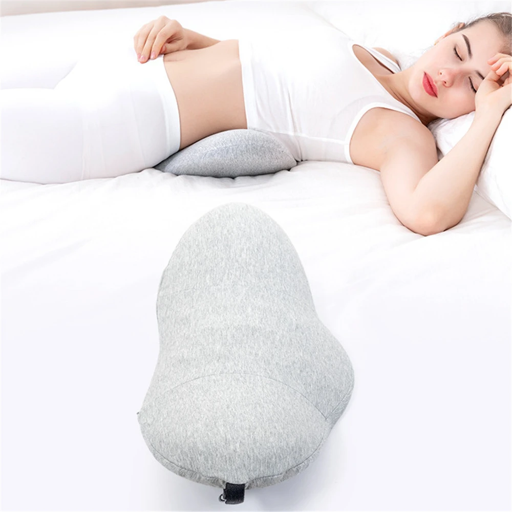 Lumbar Support Pillow for Back Support Memory Foam Pillow for Sleeping in  Bed Waist Support Cushion for Lower Back Pain Relief for Office Chair and