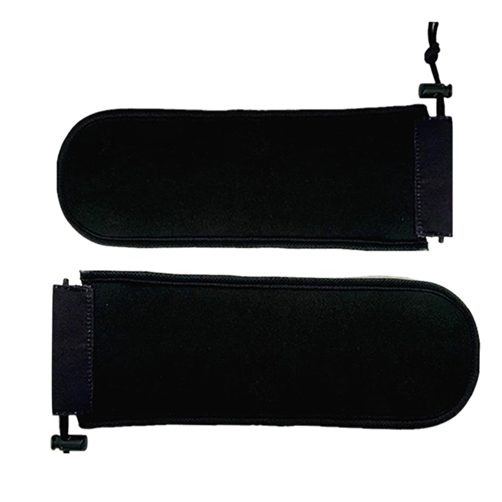 2 шт. черные эластичные SBR практичные сноубордические Защитные Мягкие складные лыжные уличные спортивные доски с регулируемым шнурком
