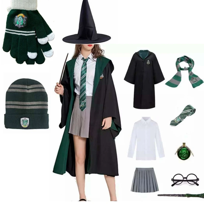 halloween-kostuum-volwassen-kids-huffelpuf-geel-mantel-met-jurk-trui