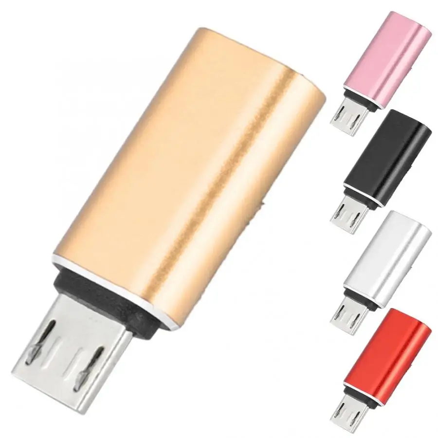 2 шт. тип-c Женский к Micro USB Мужской Android телефоны кабели адаптер тип-c к Micro USB3.0 телефон зарядка конвертер данных