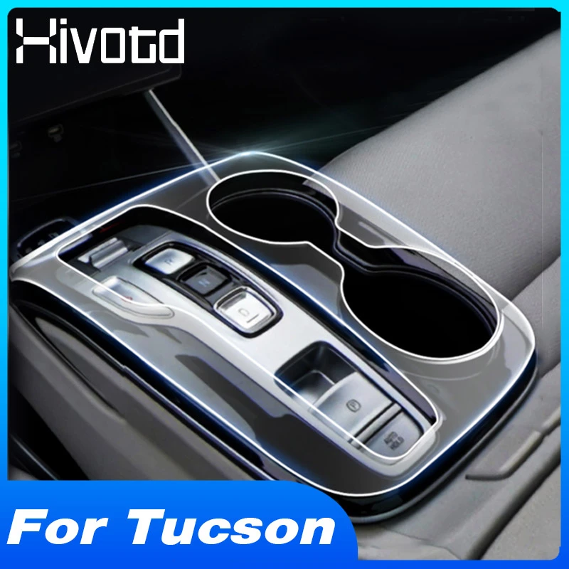 For Hyundai Tucson Nx4 2021 2022 Interior Accessories Center Console Film Sticker Protective Tpu Car Styling - Car Stickers AliExpress