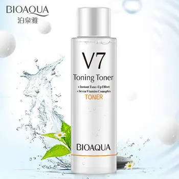 

Bioaqua V7 Seven Vitamins Comeplex Toning Face Toners Water Tonico Facial Lotion Oil Control Shrink Pore Toner Skin Care