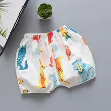 Модные новые взрывные шорты детские летние шаровары с принтом из мультфильмов шорты с сетчатой подкладкой штаны для улицы брюки 50