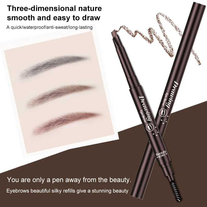 

Natural Long Lasting Paint Tattoo Eyebrow EyeBrow Pencil Cosmetics Makeup Tint Waterproof Black Brown Eye brow Makeup Set