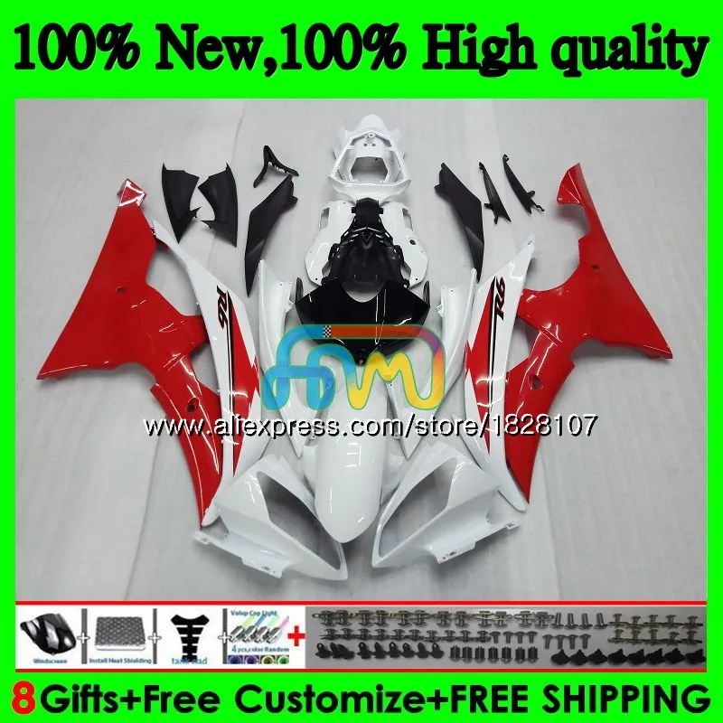 YZF-R6 для YAMAHA YZF600 YZF-600 YZFR6 08 09 10 синий глянец 11 12 63BS. 30 YZF 600 R 6 YZF R6 2008 2009 2010 2011 2012 обтекатели