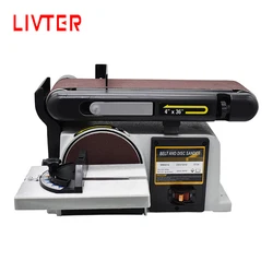 LIVTER – mini ponceuse à disque électrique verticale et horizontale pour le travail du bois, machine de ponçage pour le bois, livraison gratuite 