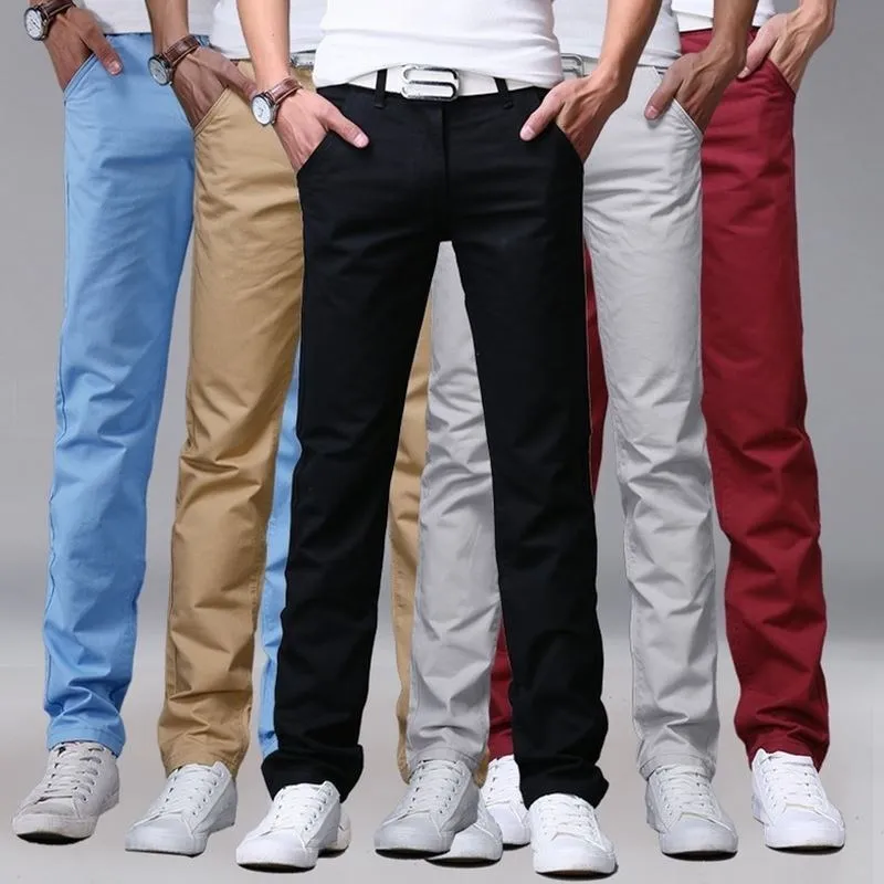 

Trousers Men's Mens Straight Cargo Pants Chinos Men's Casual Slim