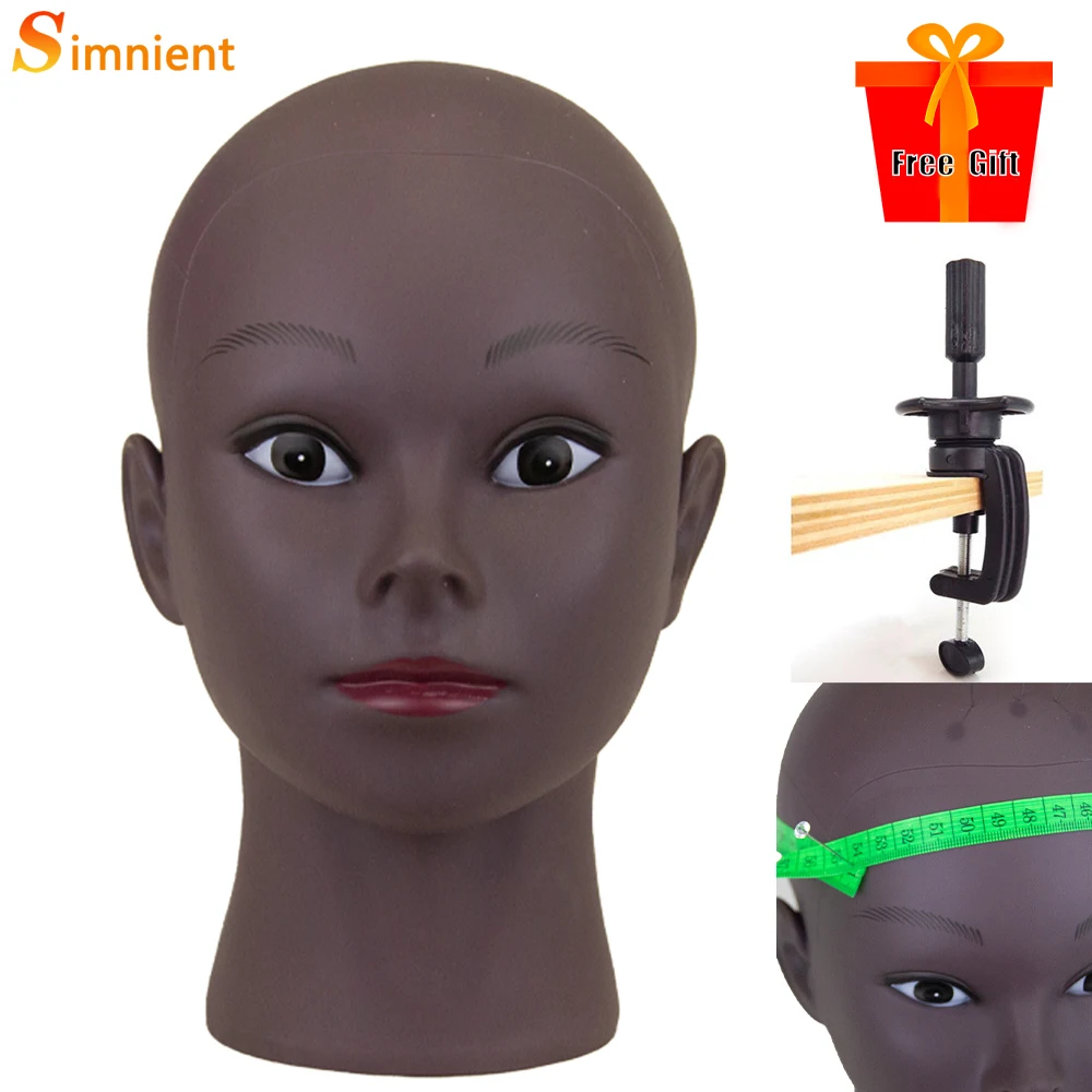 

Голова-манекен женский без волос, для укладки/изготовления/демонстрации париков, манекен с подставкой, 2021