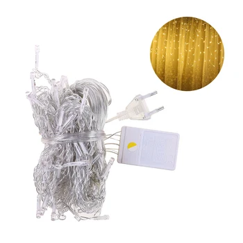 

4M 96LEDs Lights Bedrooms Curtain Lamps Night Lights Led String Fairy Light for Garden Holiday Wedding Neon Lantern 220V EU Plug