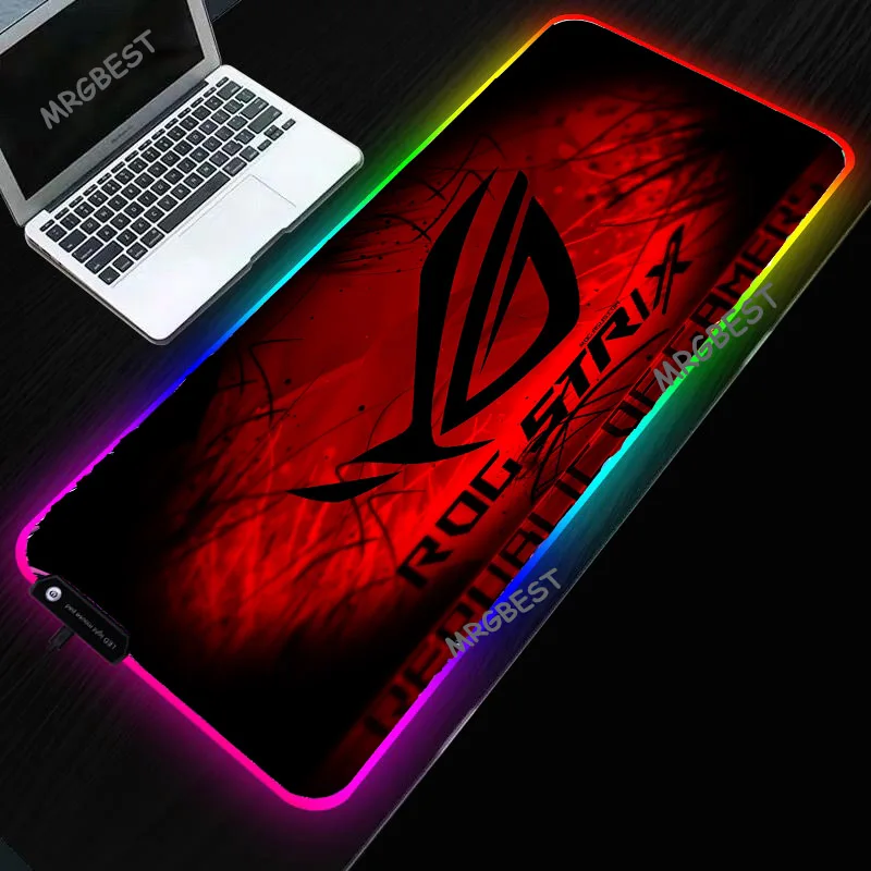 Коврик для мыши MRGBEST ROG RGB большой светодиодный коврик классные водонепроницаемые