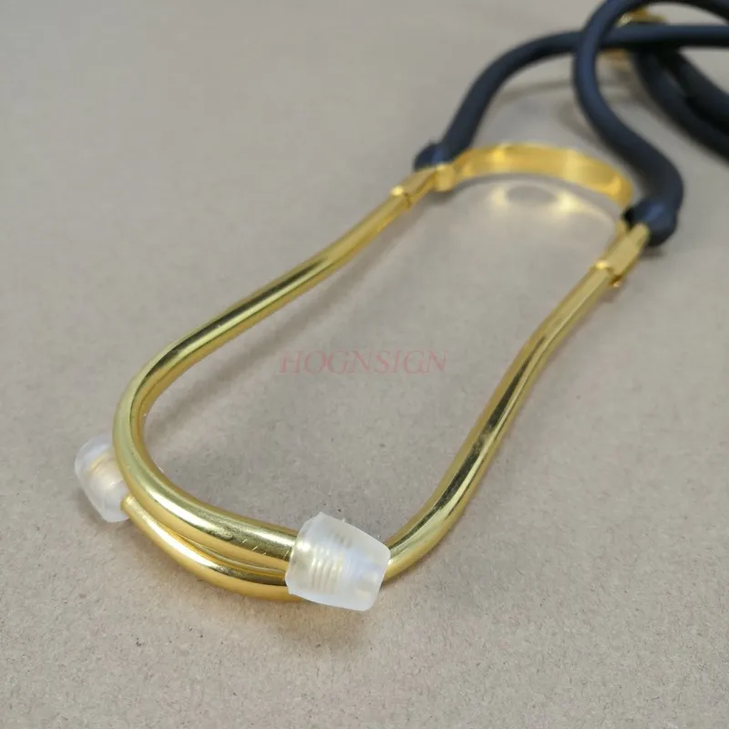 stethoscope cardiology Portable storage box Golden Stethoscope double-sided stethoscope pediatric double-sided