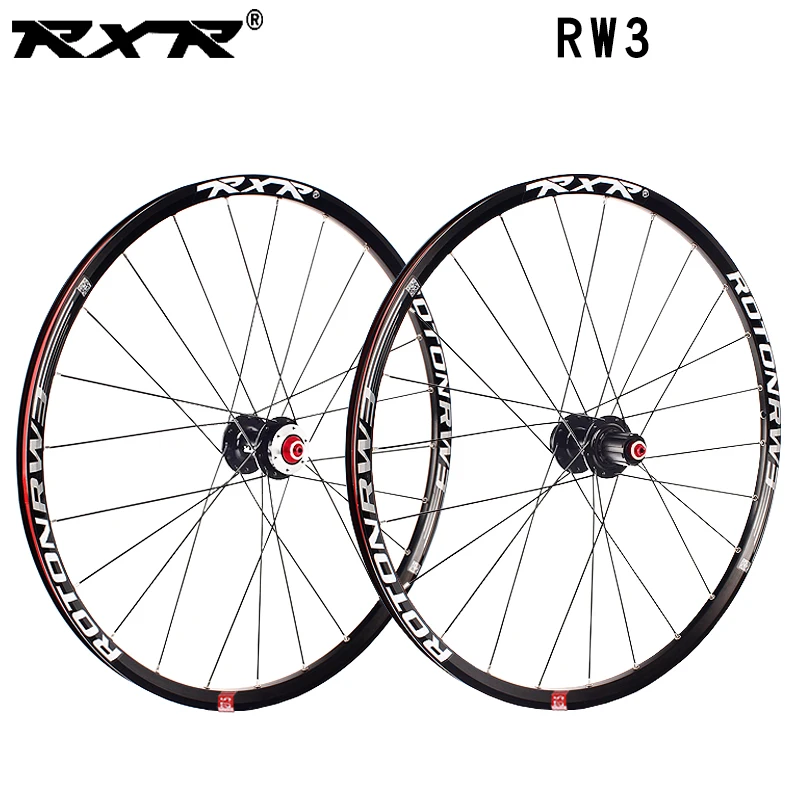 Billige RXR mountainbike MTB bike laufradsatz RW3 Aluminium legierung 27,5 zoll Disc Bremse 5 Lager 7 11speed Steckachse QR fahrrad Rad