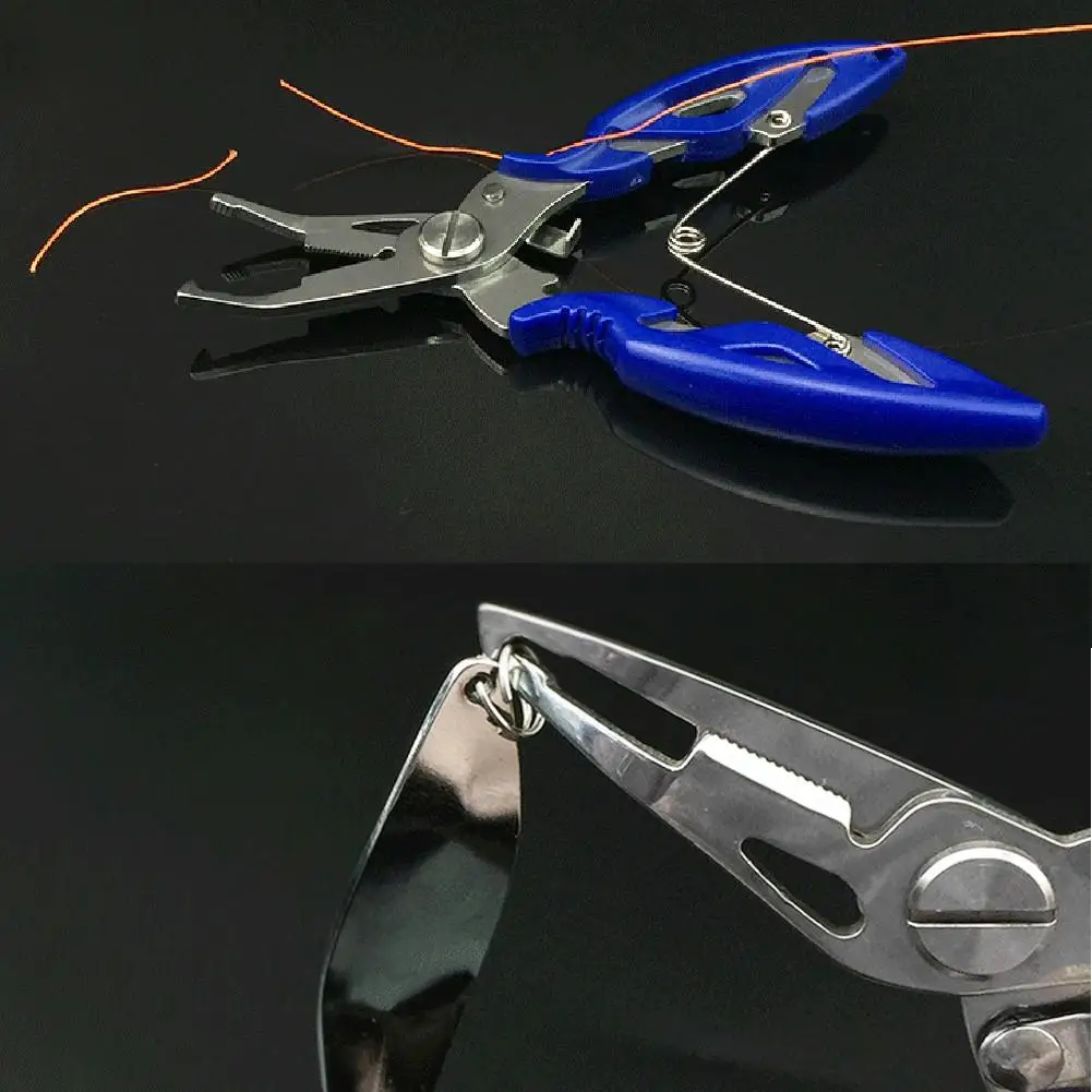 

Stainless Steel Fishing Lure Pliers Cutter Scissor Wire Line Cutter Hook Remover