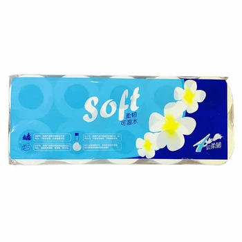 

10 Rolls Toilet Paper 4 Layer Tissue Soft Skin-Friendly for Home Bathroom Office FAS6