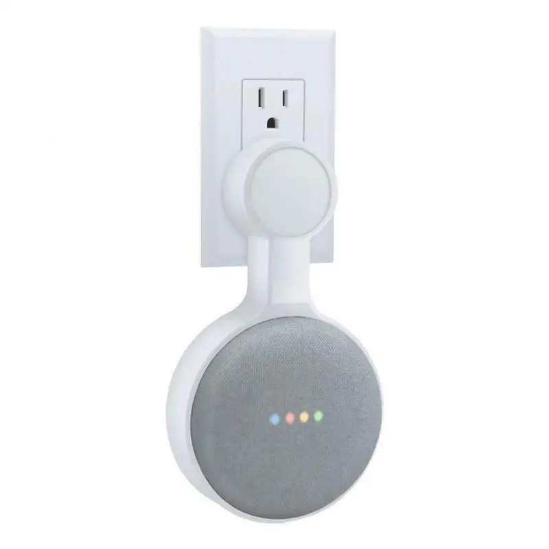 Для Google Home, Мини голосовой помощник, розетка, настенное крепление, вешалка, подставка для дома, кухни, ванной комнаты, спальни, держатель динамика