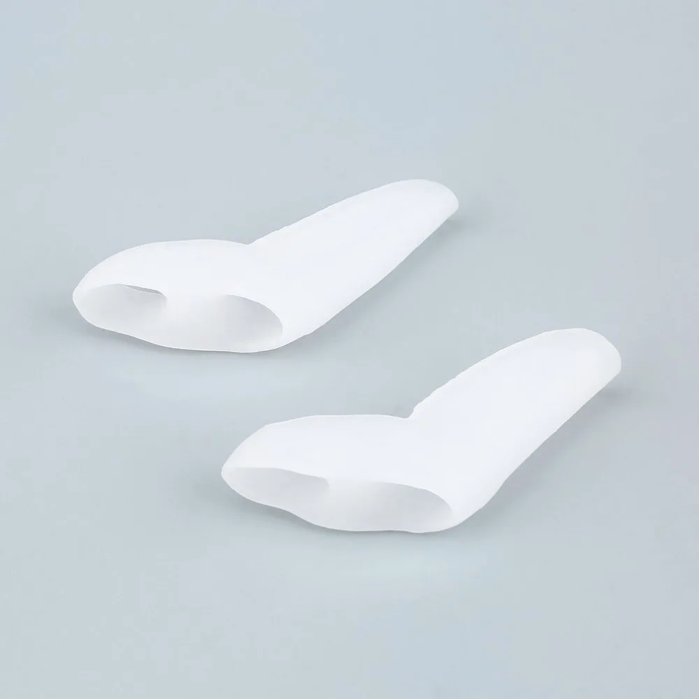 

1 pair Silicone Small Toe Separator Eases Foot Pain Finger Toe Guard Cushion Correction Health Foot Care Tool