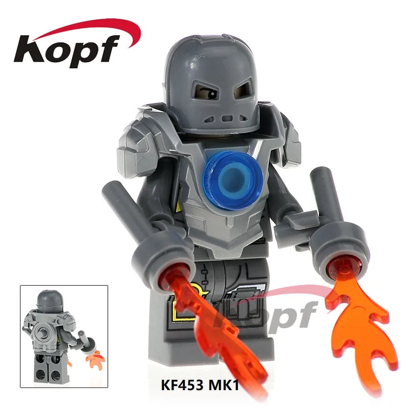 

Building Blocks Super Heroes Single Sale MK1 Iron Man Harley Quinn Trickster Superman Bricks Learning Toys Children Gift KF453