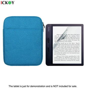 

Protect Portable Sleeve Case Bag Pouch Briefcase + LCD Screen Protector Shield Film for Kobo Libra H2O Accessories
