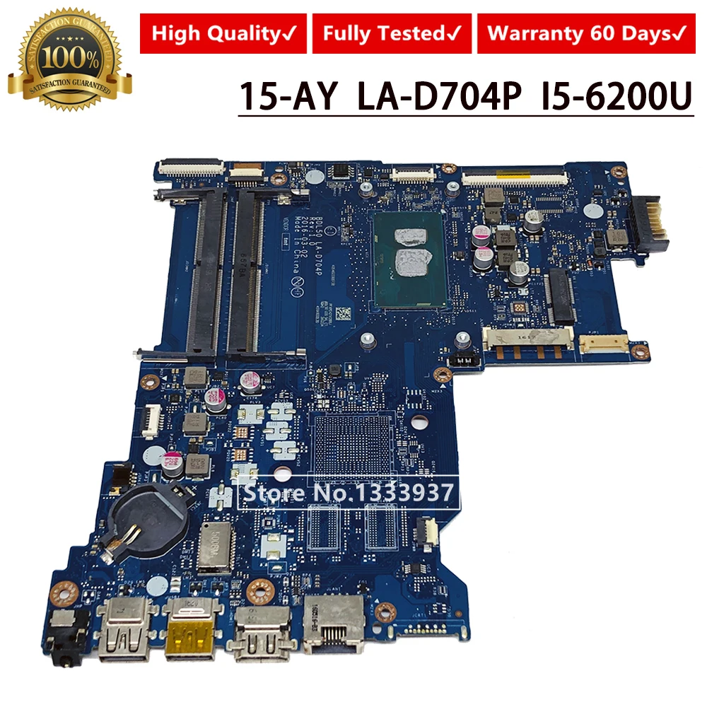 854945 501 601 001 SR2EY i5 6200U материнская плата для ноутбука HP 250 G5 15 AY Материнская