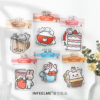 

Infeel.me Tea talk memo pad paper diy message note notepad pack 1 pack = 30 pcs