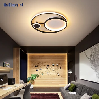 

Nordic Modern LED Round Chandelier Lights For Bedroom Living Room Home Deco Lighting Luminaire Fixtures AC90-260V Dimmable Lamps