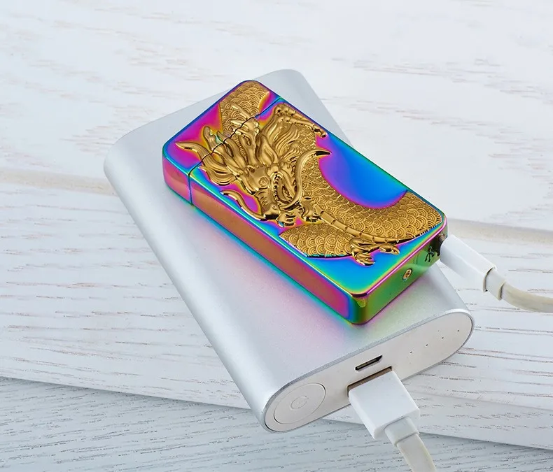 

Touch Sensor Cigar Plasma E Cigarette Lighter 800mAh Double Arc Large Lighter Replaceable Battery USB Cigarette Lighter