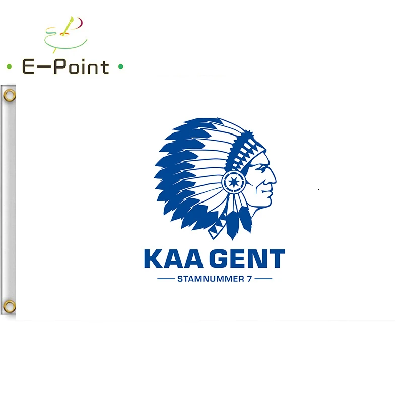 Бельгийский флаг KAA Gent 2ft* 3ft(60*90 см) 3ft* 5ft(90*150 см) размер рождественские украшения для домашнего флага баннер