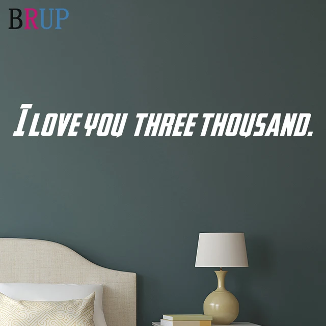 Nueva Pelicula Cita Pared Pegatinas Personaje Te Amo Tres Mil Para